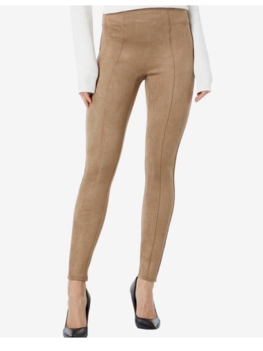 SPANX Faux Suede Legging Pants Size Small